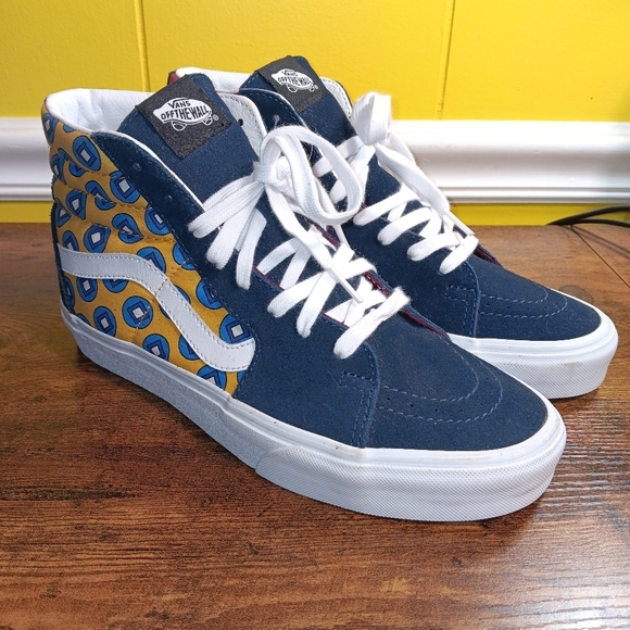 Vans Shoes - Vans Shoes Mens 7.5 Womens 9 Sk8-Hi Tie Print Suede Canvas Skateboarding